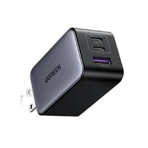 UGREEN 20700 Nexode 65W GaN USB C 3-Port Compact Foldable Fast Charger