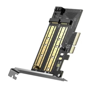 UGREEN 70504 M.2 NVMe to PCI-E 3.0 Express Card with M.2 SATA