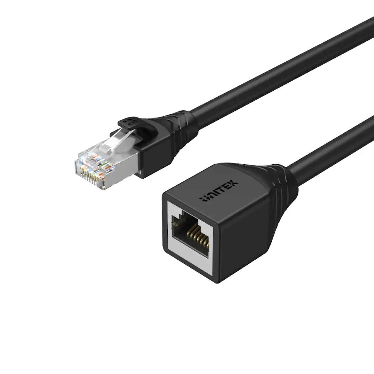 UNITEK Cat 6 STP RJ45 Ethernet Extension Cable (2 Meter) 1 Gbps 250MHz Shielded Twisted Pair, Gold-Plated Connector