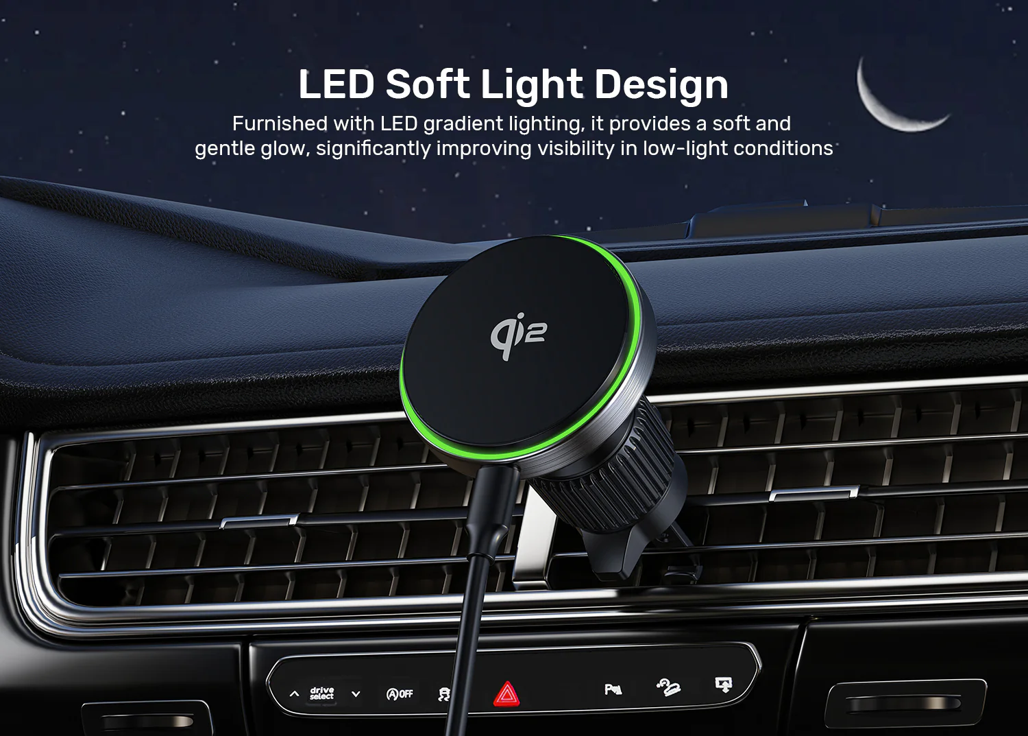 UNITEK Qi2 Magnetic 15W MagSafe Fast Wireless Car Charger Compatible with Horizontal and Vertical Air Vents UNITEK Qi2 Magnetic 15W MagSafe Fast Wireless Car Charger Compatible with Horizontal and Vertical Air Vents