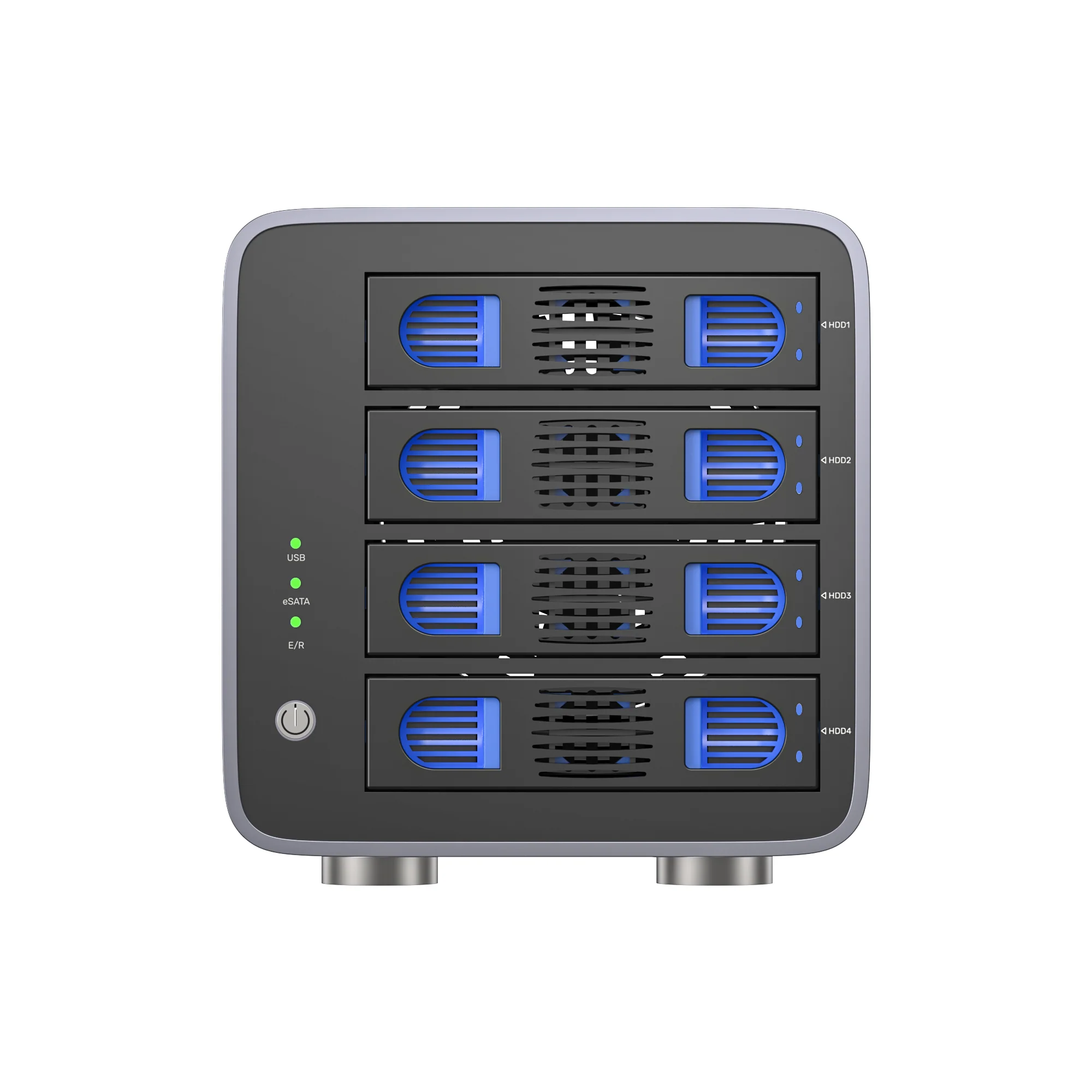 UNITEK 4 Bay RAID External Hard Drive Enclosure, USB 3.0 5Gbps, Supports 8 RAID for 2.5" and 3.5" SATA HDD/SSD, 80TB Max