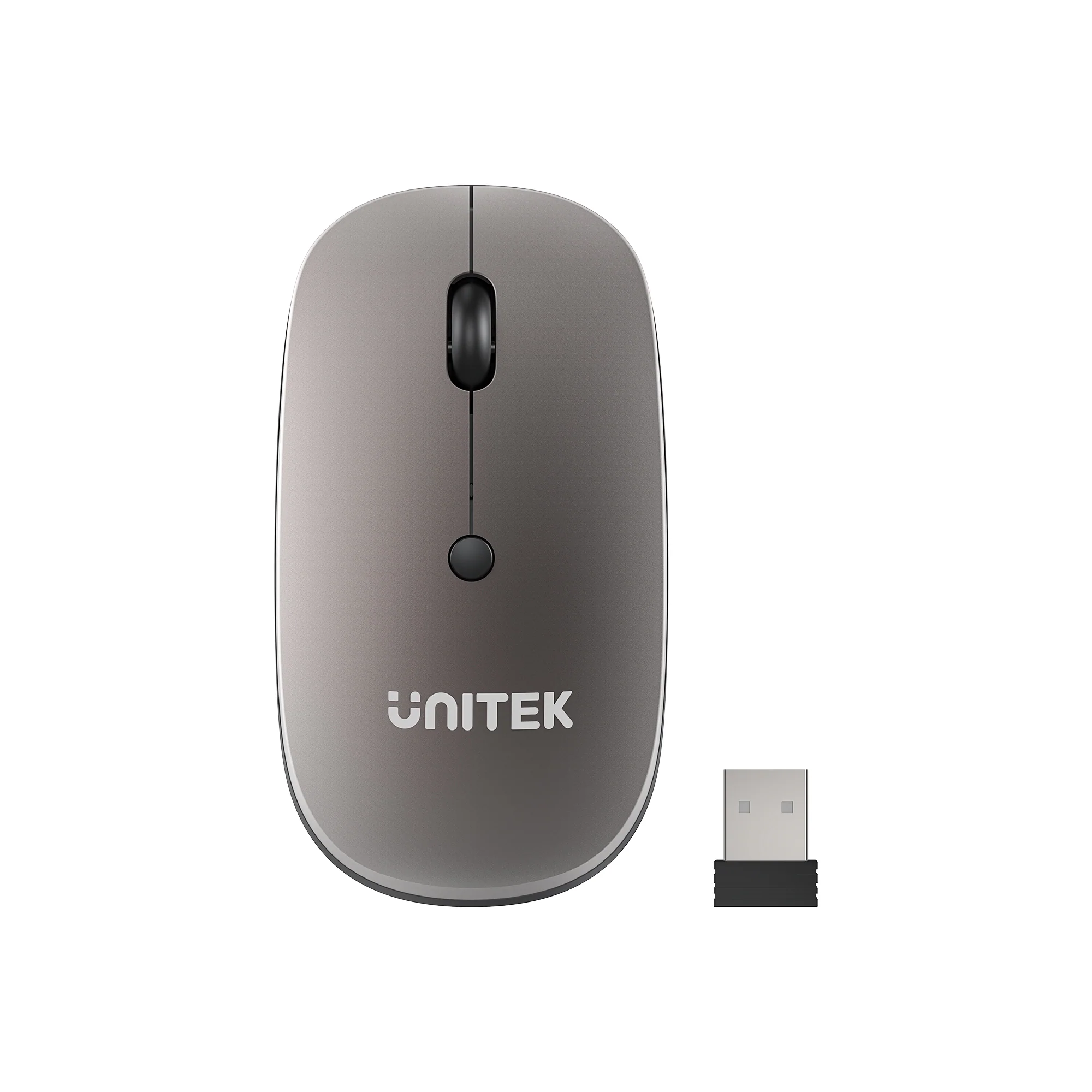 UNITEK SlimDuo 2.4GHz Wireless Keyboard and Mouse Combo, 1600 DPI Optical Mouse with 3 DPI Settings