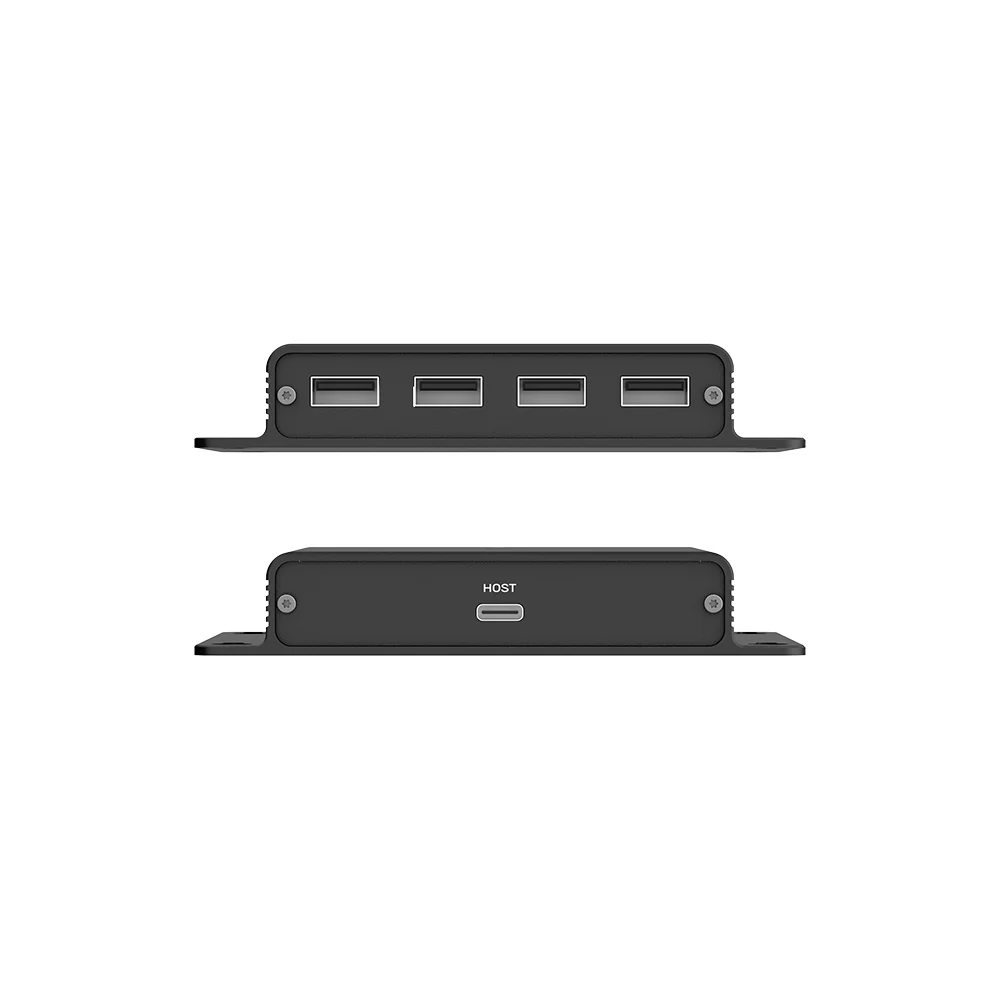 UNITEK 150M USB Extender Over Ethernet with 4-Port Hub, POC Over Cat6 Up to 150 Meters, 480Mbps High-Speed Data Transfer