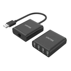 UNITEK Ports USB 2.0 Extender Over Cat 6/Cat 5e, USB Over RJ45 Extender up to 60 Meters