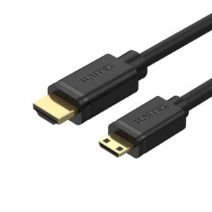 UNITEK Mini HDMI to HDMI Cable (1.5 Meter) Gold-Plated Connectors, Pure Copper Core, for Camera Tablet Laptop to TV