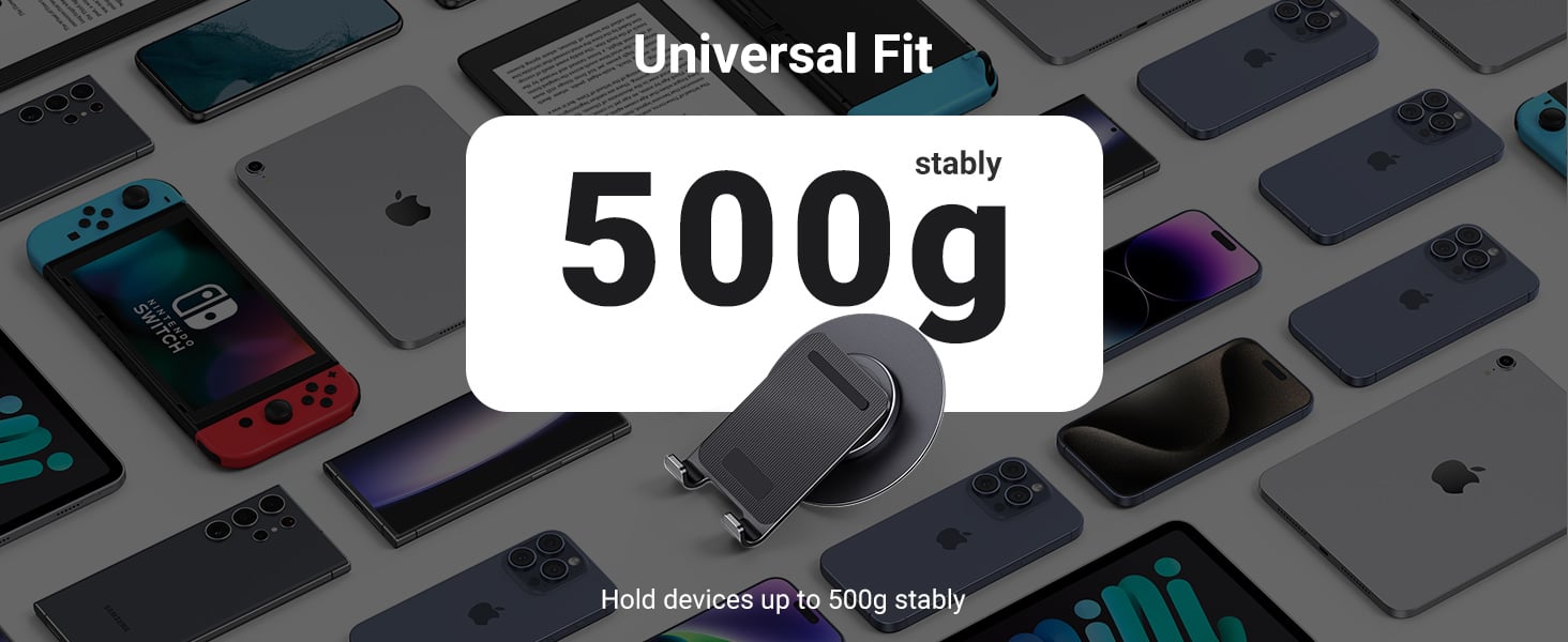 UGREEN 35152 Cell Phone Stand 360° Rotation Multi-Angle Adjustable Foldable Holder for Desk Compatible with iPhone 17/16/15 Pro Max Buy UGREEN 35152 Cell Phone Stand 360° Rotation Multi-Angle Adjustable Foldable Holder for Desk Compatible with iPhone 17/16/15 Pro Max Online in Pakistan - UGREEN PK