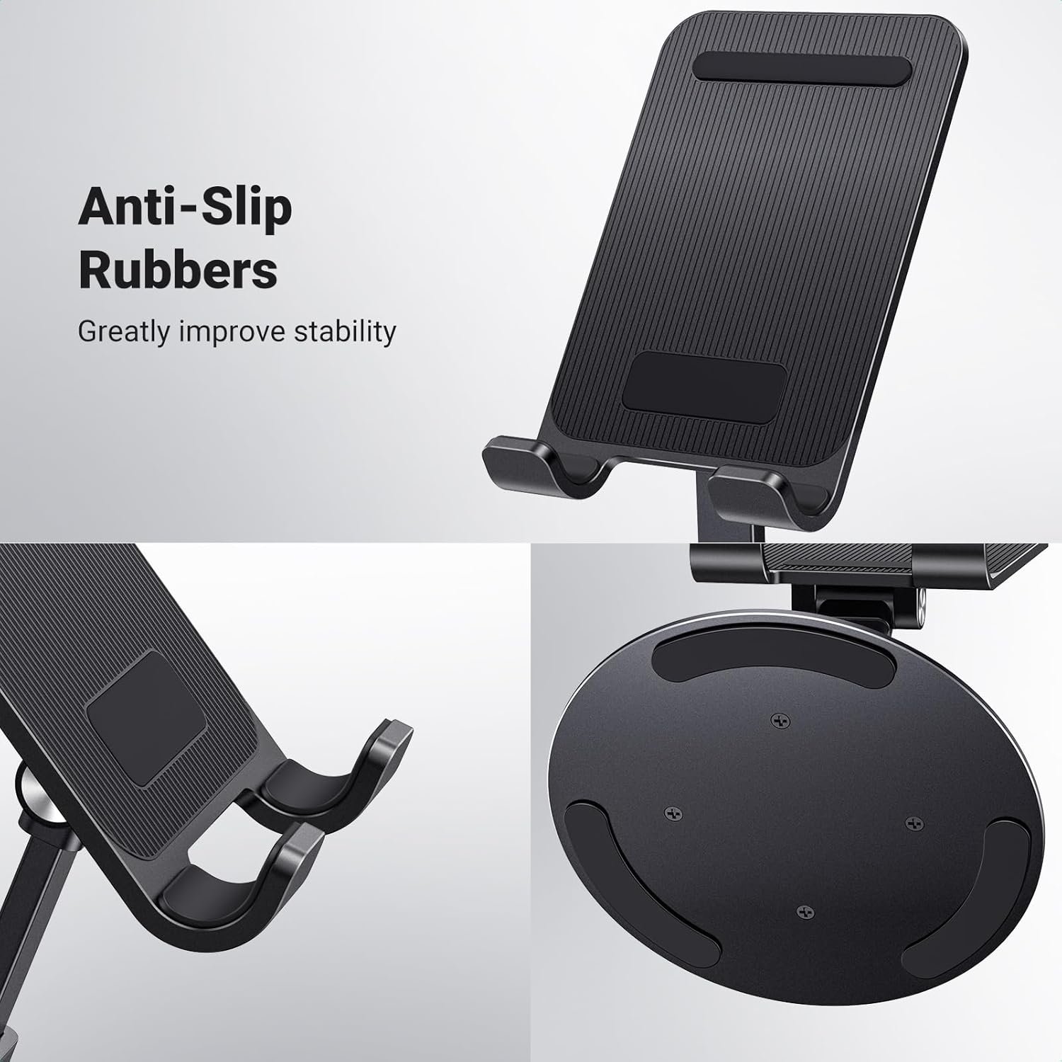 Buy UGREEN 35152 Cell Phone Stand 360° Rotation Multi-Angle Adjustable Foldable Holder for Desk Compatible with iPhone 17/16/15 Pro Max Online in Pakistan - UGREEN PK