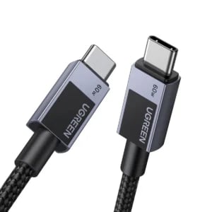 Buy UGREEN 55764 PD Fast Charging 60W USB C to USB C Cable (0.5 Meter) Braided for iPhone 17 Pro Max/16 Online in Pakistan - UGREEN PK