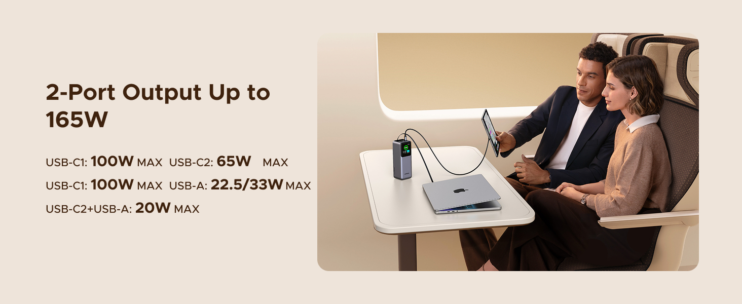 UGREEN 55992 Nexode 165W Power Bank 20000mAh Built-in Retractable USB-C Cable for MacBook Pro/Air, iPad, iPhone 17/16, Samsung Galaxy S26/S25 UGREEN 55992 Nexode 165W Power Bank 20000mAh Built-in Retractable USB-C Cable for MacBook Pro/Air, iPad, iPhone 17/16, Samsung Galaxy S26/S25