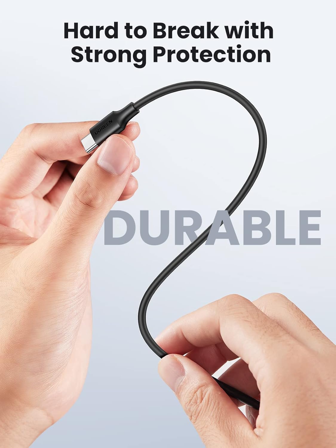 Buy UGREEN 60788 USB-C to C PD Fast Charging Cable 3A 60W (3 Meters) Black Compatible with iPhone 17/16/15 Pro Max Online in Pakistan - UGREEN PK