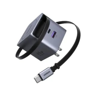 Buy UGREEN 65821 Nexode Pro 45W GaN Fast Charger with Retractable Cable Online in Pakistan - UGREEN PK