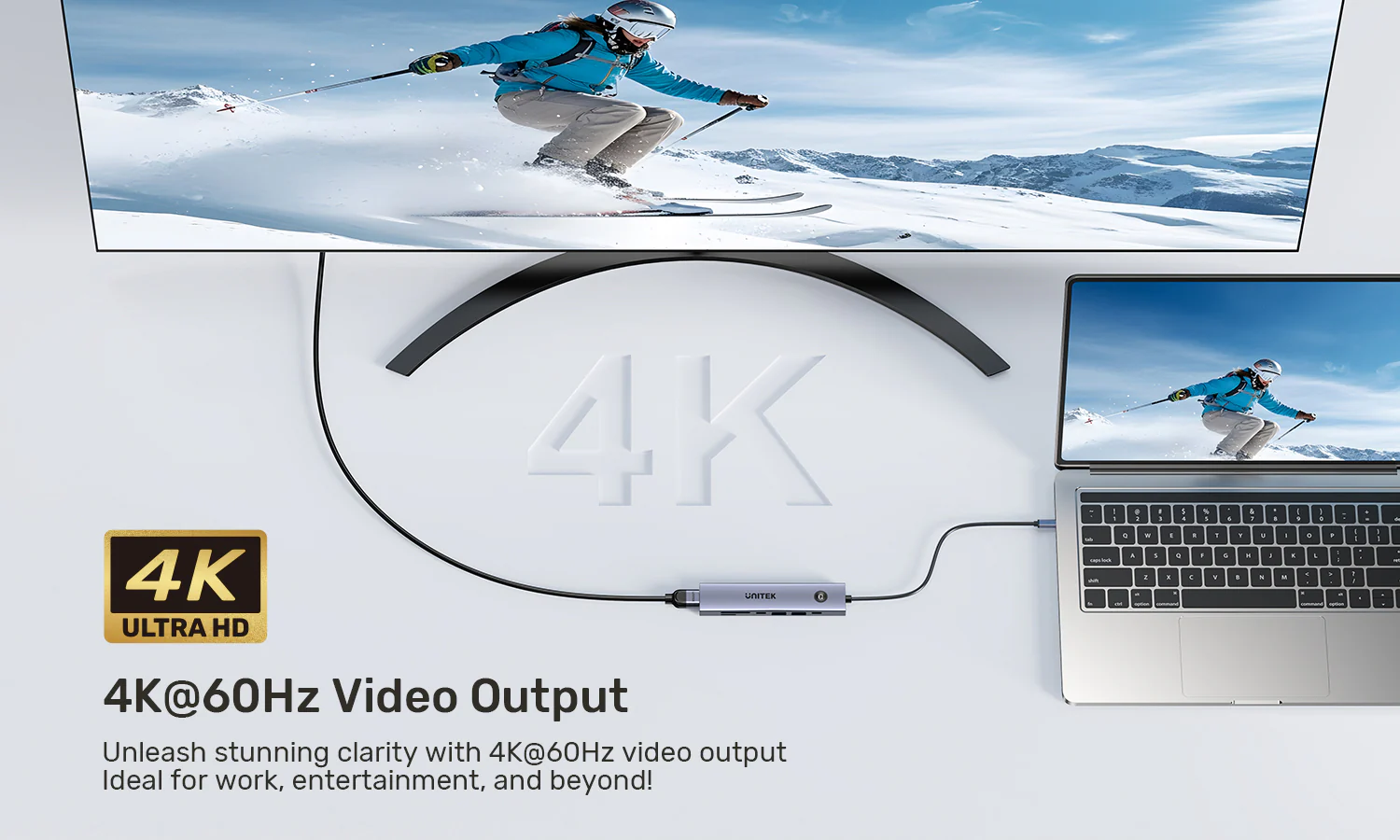 UNITEK uHUB S7 Pro 7-in-1 5Gbps USB-C Hub with Screen On/Off Button, 4K@60Hz HDMI HDR, 100W PD Charging, 5Gbps Data Ports, Dual SD/microSD Card Readers UNITEK uHUB S7 Pro 7-in-1 5Gbps USB-C Hub with Screen On/Off Button, 4K@60Hz HDMI HDR, 100W PD Charging, 5Gbps Data Ports, Dual SD/microSD Card Readers