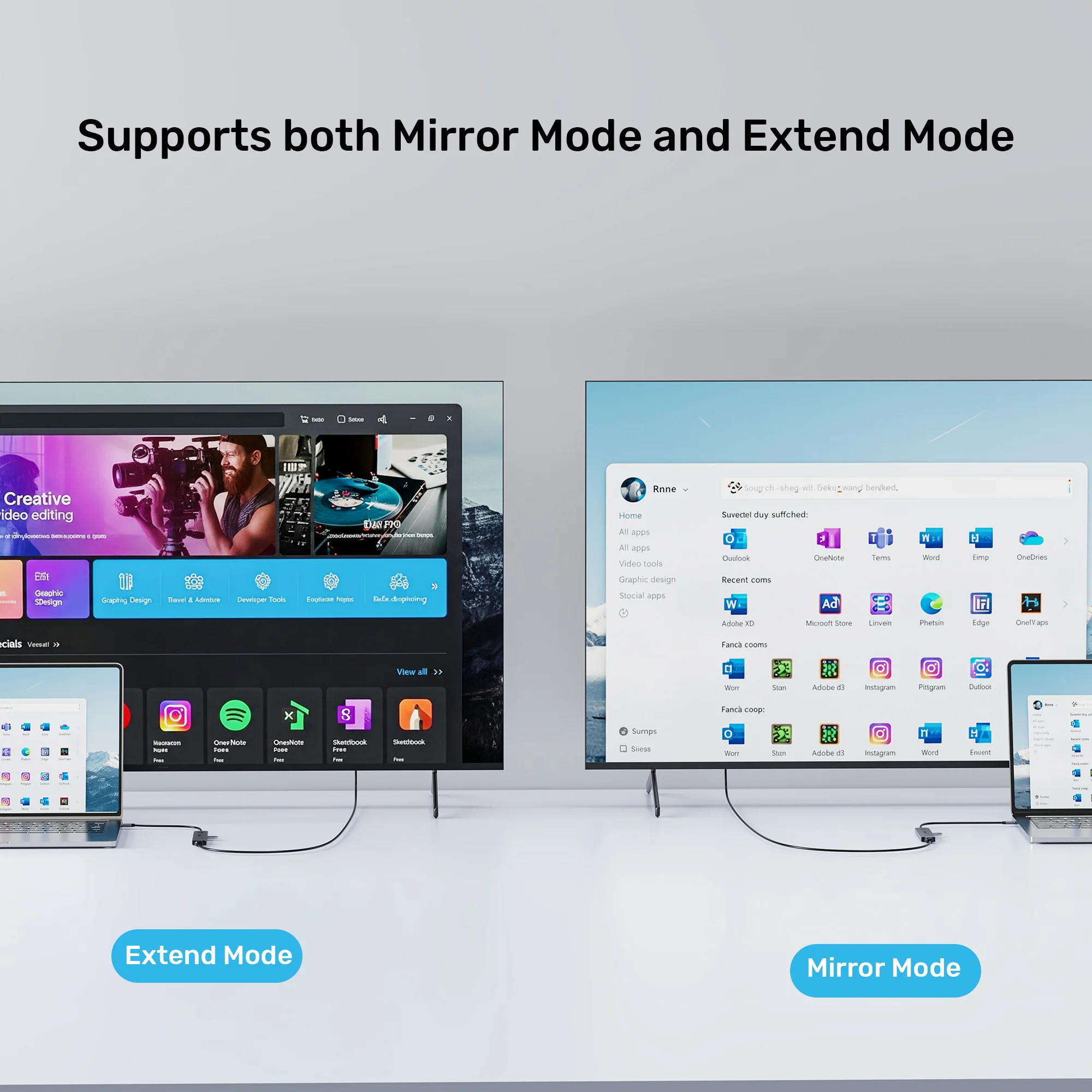 UNITEK uHUB S7 Pro 7-in-1 5Gbps USB-C Hub with Screen On/Off Button, 4K@60Hz HDMI HDR, 100W PD Charging, 5Gbps Data Ports, Dual SD/microSD Card Readers