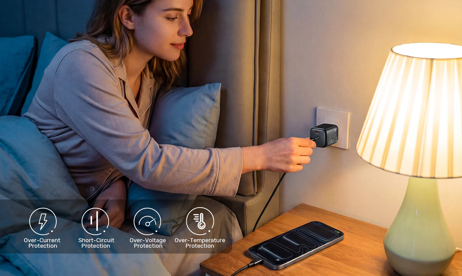 UNITEK Zeno 45W GaN Wall Charger (EU Plug) PD3.0 QC4+ SFC2.0 PPS, Compatible with iPhone 17/16/15 Pro Max UNITEK Zeno 45W GaN Wall Charger (EU Plug) PD3.0 QC4+ SFC2.0 PPS, Compatible with iPhone 17/16/15 Pro Max