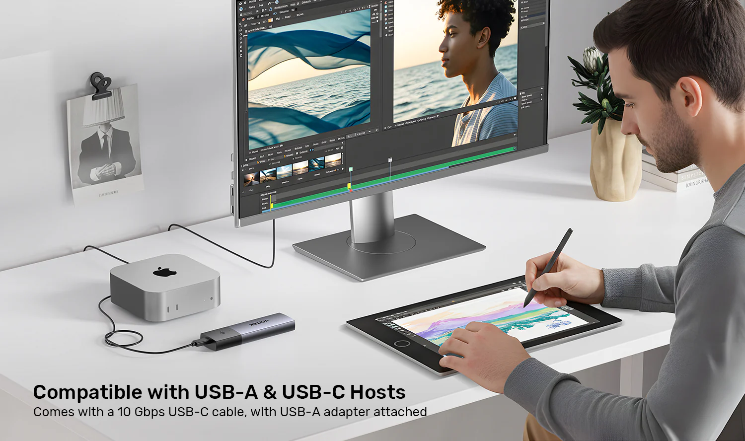 UNITEK SolidForce Smart Anti-loss M.2 SSD Enclosure, 10Gbps NVMe SSD Enclosure with Apple Find My Tracking UNITEK SolidForce Smart Anti-loss M.2 SSD Enclosure, 10Gbps NVMe SSD Enclosure with Apple Find My Tracking