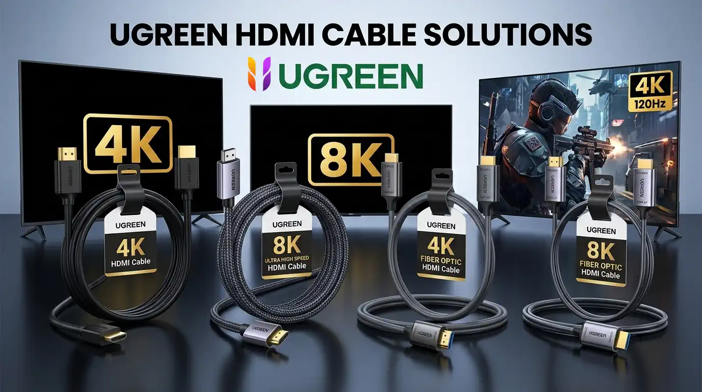 UGREEN 4K 8K Fiber Optics HDMI Cables Price in Pakistan - UGREEN PK