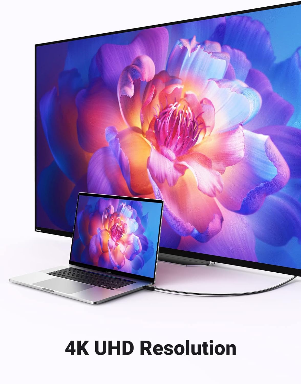 Buy UGREEN 10202 4K@30Hz UHD DisplayPort to HDMI Cable (2 Meter) DP to HDMI Male-to-Male Video Cord with 3D Support for Desktop PCs, Monitors, & HDTVs Online in Pakistan - UGREEN PK