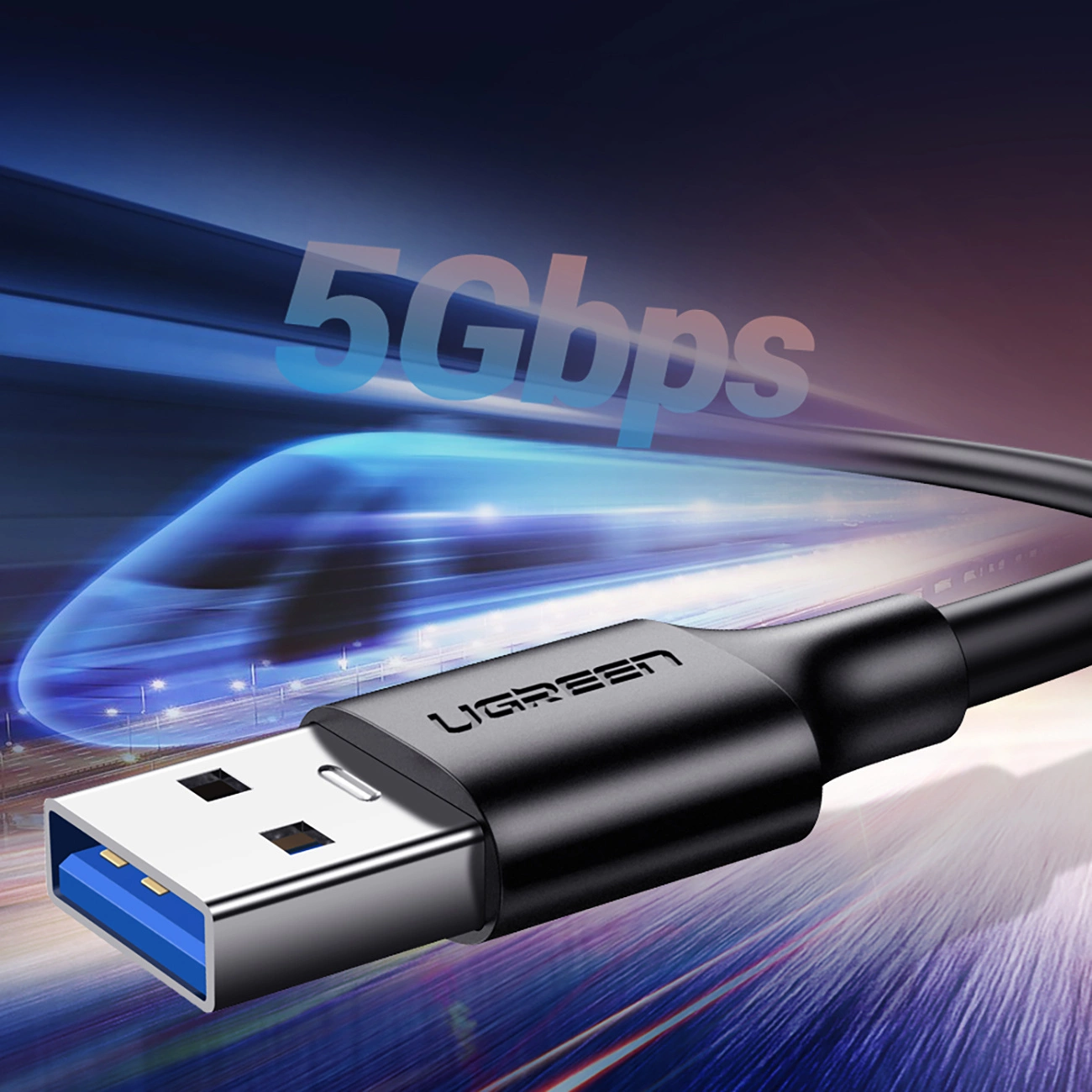 Buy UGREEN 20883 USB 3.0 Type-A Male to USB-C Male Fast Charging Cable (1.5 Meter) 5Gbps SuperSpeed Data Sync Cord & 3A/15W Intelligent Power Delivery for Laptops, Android Smartphones, and Hard Drive Enclosures Online in Pakistan - UGREEN PK