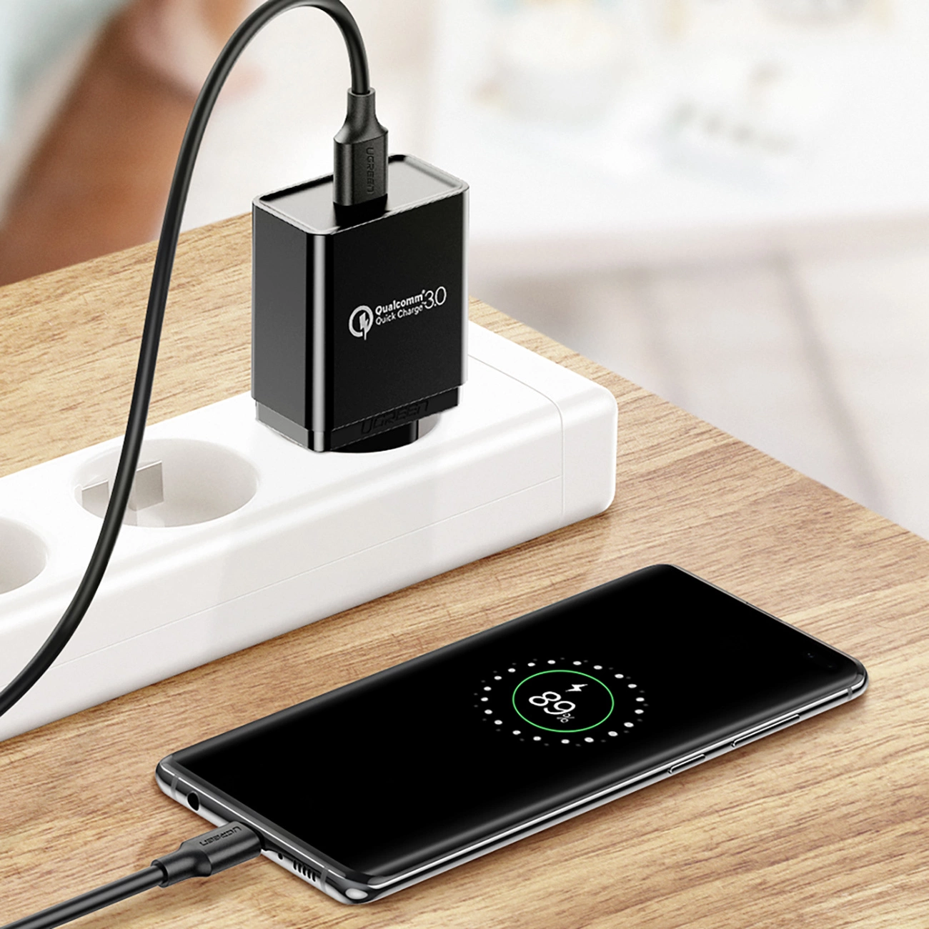 Buy UGREEN 20883 USB 3.0 Type-A Male to USB-C Male Fast Charging Cable (1.5 Meter) 5Gbps SuperSpeed Data Sync Cord & 3A/15W Intelligent Power Delivery for Laptops, Android Smartphones, and Hard Drive Enclosures Online in Pakistan - UGREEN PK