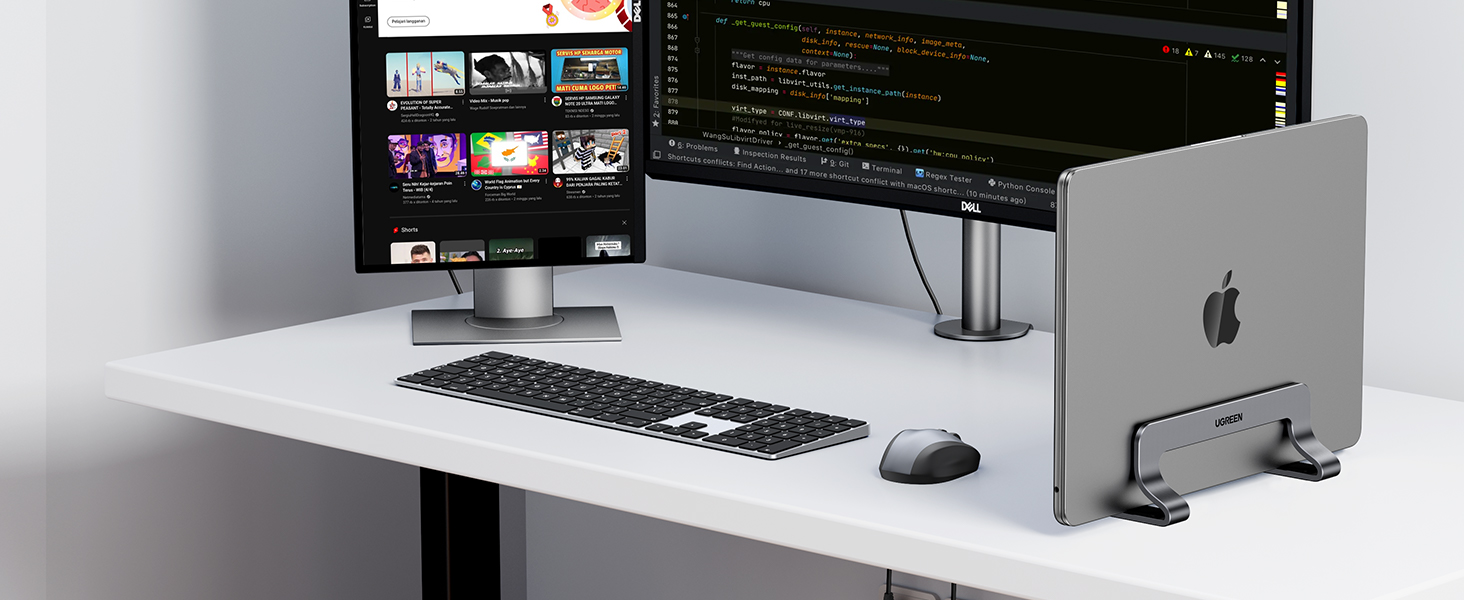 UGREEN 25706 Vertical Laptop Stand Price in Pakistan Buy UGREEN 25706 Vertical Laptop Stand Holder for Desk Compatible with MacBook Pro 005 Online in Pakistan - UGREEN PK