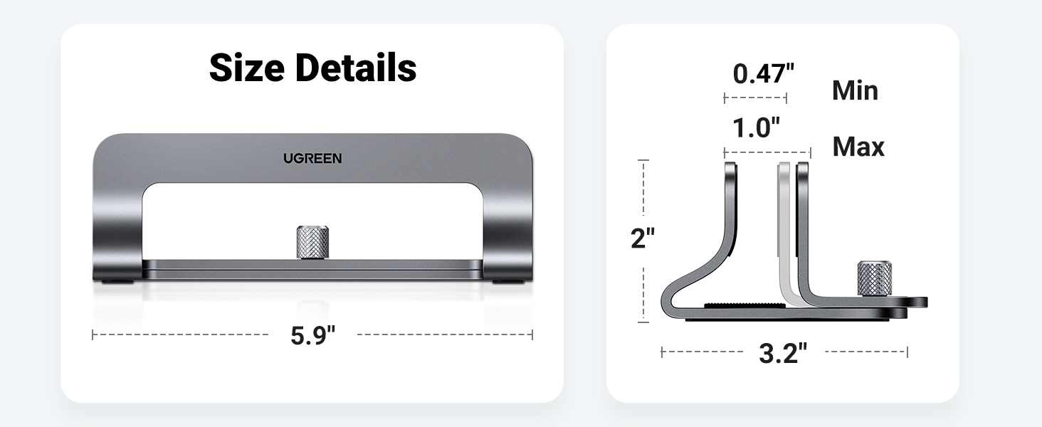 UGREEN 25706 Vertical Laptop Stand Price in Pakistan Buy UGREEN 25706 Vertical Laptop Stand Holder for Desk Compatible with MacBook Pro 007 Online in Pakistan - UGREEN PK