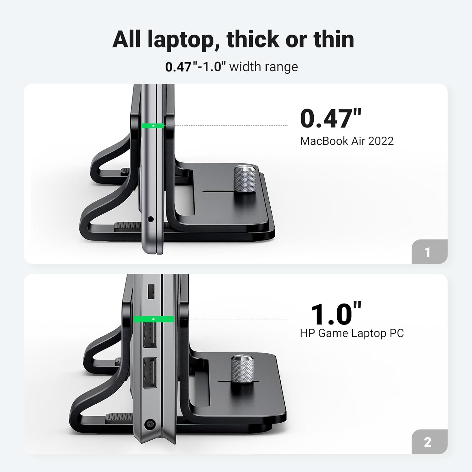 Buy UGREEN 25706 Vertical Laptop Stand Holder for Desk Compatible with MacBook Pro 03 Online in Pakistan - UGREEN PK