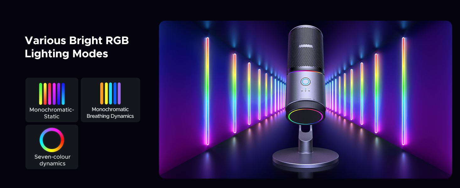 UGREEN 35629 USB Microphone Price in Pakistan Buy UGREEN 35629 Microphone for PC USB Mic with RGB Lights Mute Button 002 Online in Pakistan - UGREEN PK