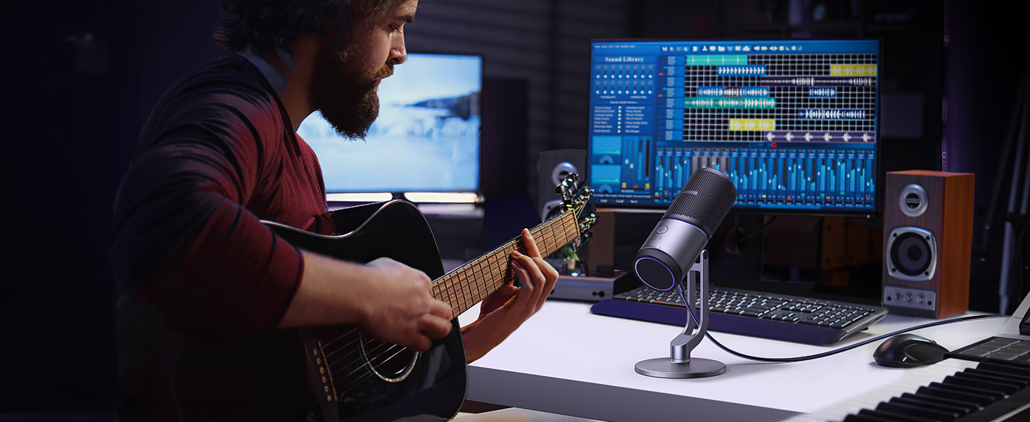 UGREEN 35629 USB Microphone Price in Pakistan Buy UGREEN 35629 Microphone for PC USB Mic with RGB Lights Mute Button 011 Online in Pakistan - UGREEN PK