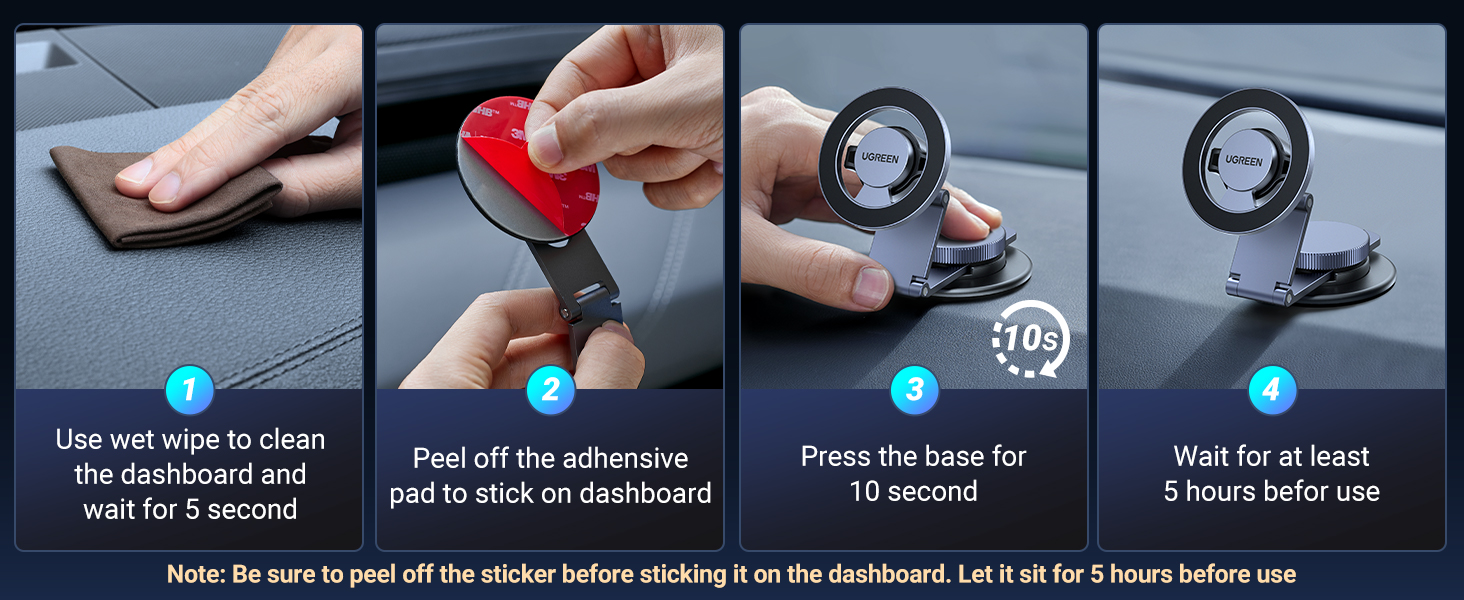UGREEN 45577 Magsafe Car Mount 360° Rotation Magnetic Phone Holder for iPhone 17/16/15/14/13/12 Series Buy UGREEN 45577 Magsafe Car Mount 360° Rotation Magnetic Phone Holder for iPhone 17/16/15/14/13/12 Series Online in Pakistan - UGREEN PK