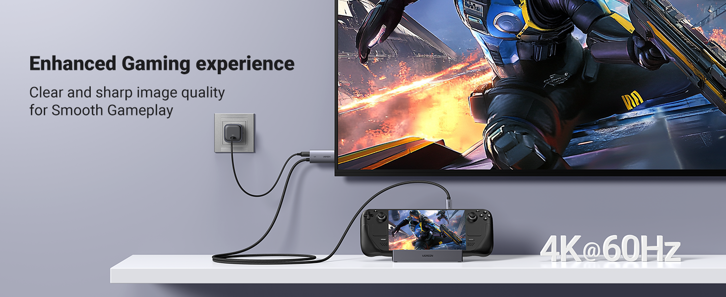 UGREEN 55530 USB C to HDMI Cable Price in Pakistan Buy UGREEN 55530 Unidirectional USB C to HDMI Cable 2 Meter with 100W PD Fast Charging 004 Online in Pakistan - UGREEN PK