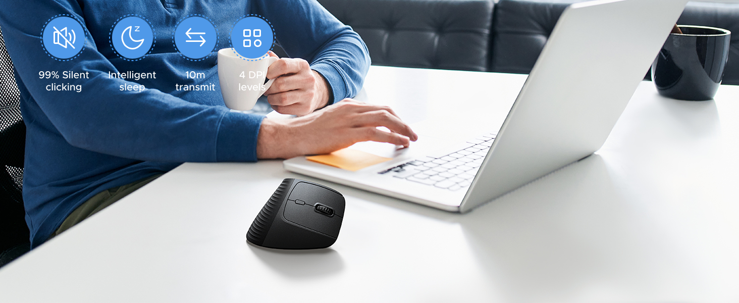 UGREEN 65042 Vertical Mouse Price in Pakistan Buy UGREEN 65042 Vertical Mouse Dual Mode BT 5.4 & USB 2.4G 002 Online in Pakistan - UGREEN PK