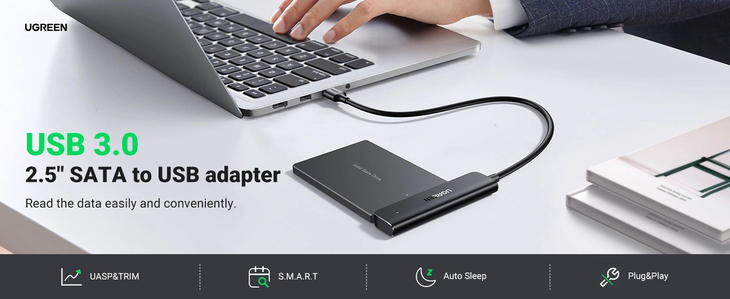 UGREEN 70609 SATA to USB Adapter Price in Pakistan Buy UGREEN 70609 USB 3.0 to SATA Adapter, 2.5 Hard Drive Reader 001 Online in Pakistan - UGREEN PK