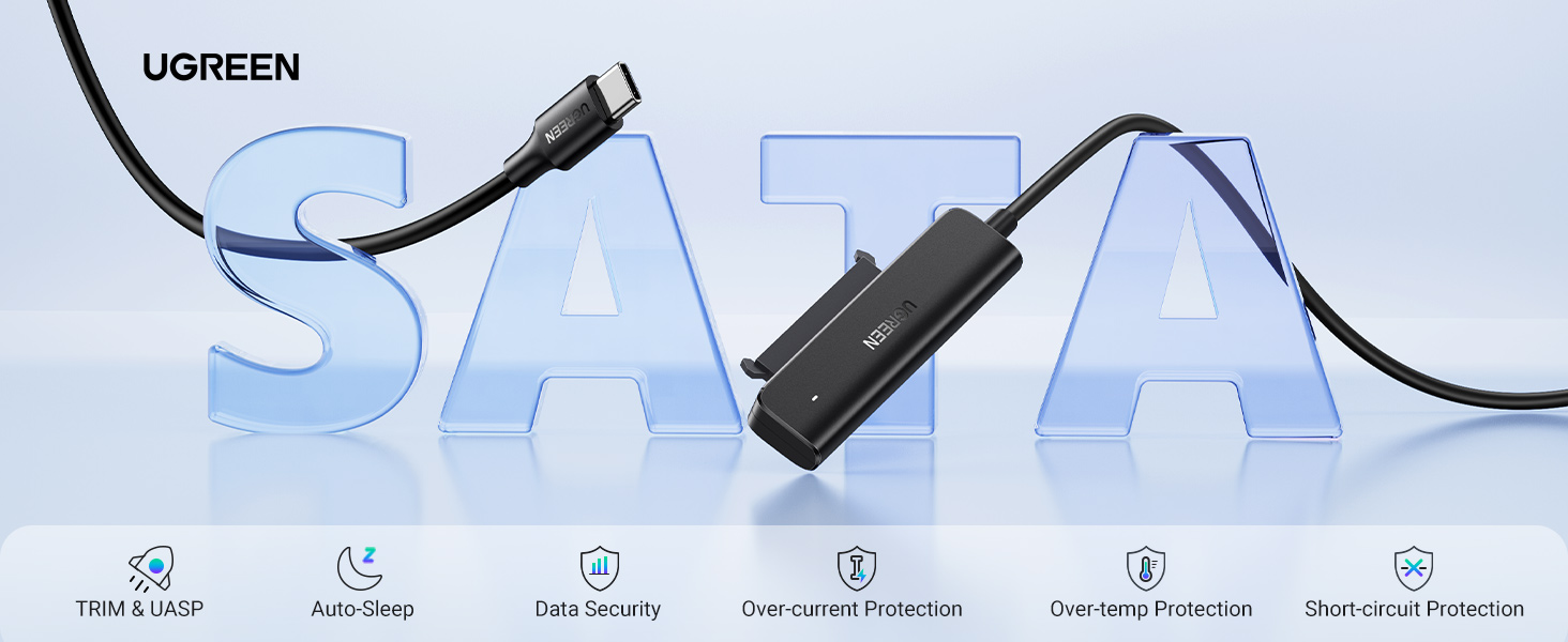UGREEN 70610 SATA to USB C Adapter Price in Pakistan Buy UGREEN 70610 SATA to USB C Adapter 5Gbps UASP 001 Online in Pakistan - UGREEN PK