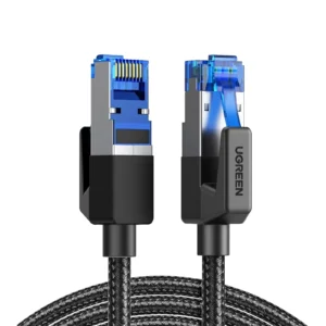 Buy UGREEN 80430 CAT8 Ethernet Cable 1.5 Meter High Speed Braided 40Gbps 2000Mhz Online in Pakistan - UGREEN PK