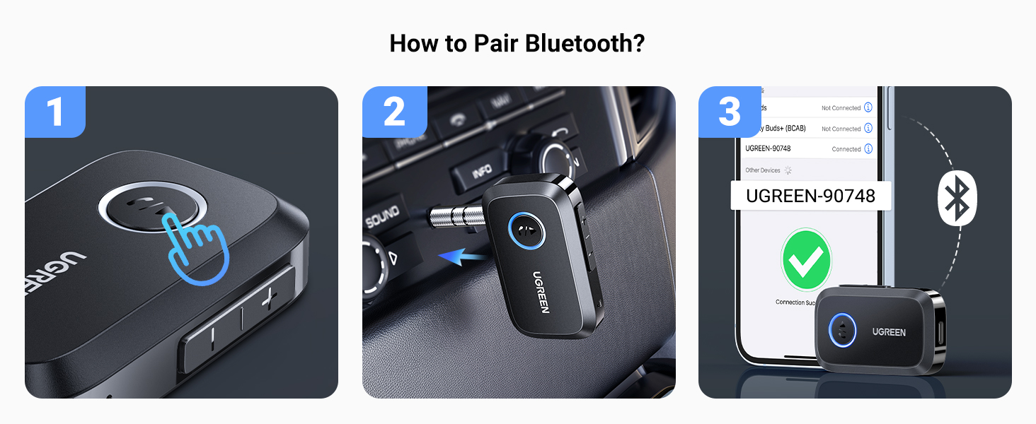 UGREEN 90748 Bluetooth Car Adapter Price in Pakistan Buy UGREEN 90748 Bluetooth 5.4 Car Adapter Hands Free Call & Noise Cancelling 009 Online in Pakistan - UGREEN PK