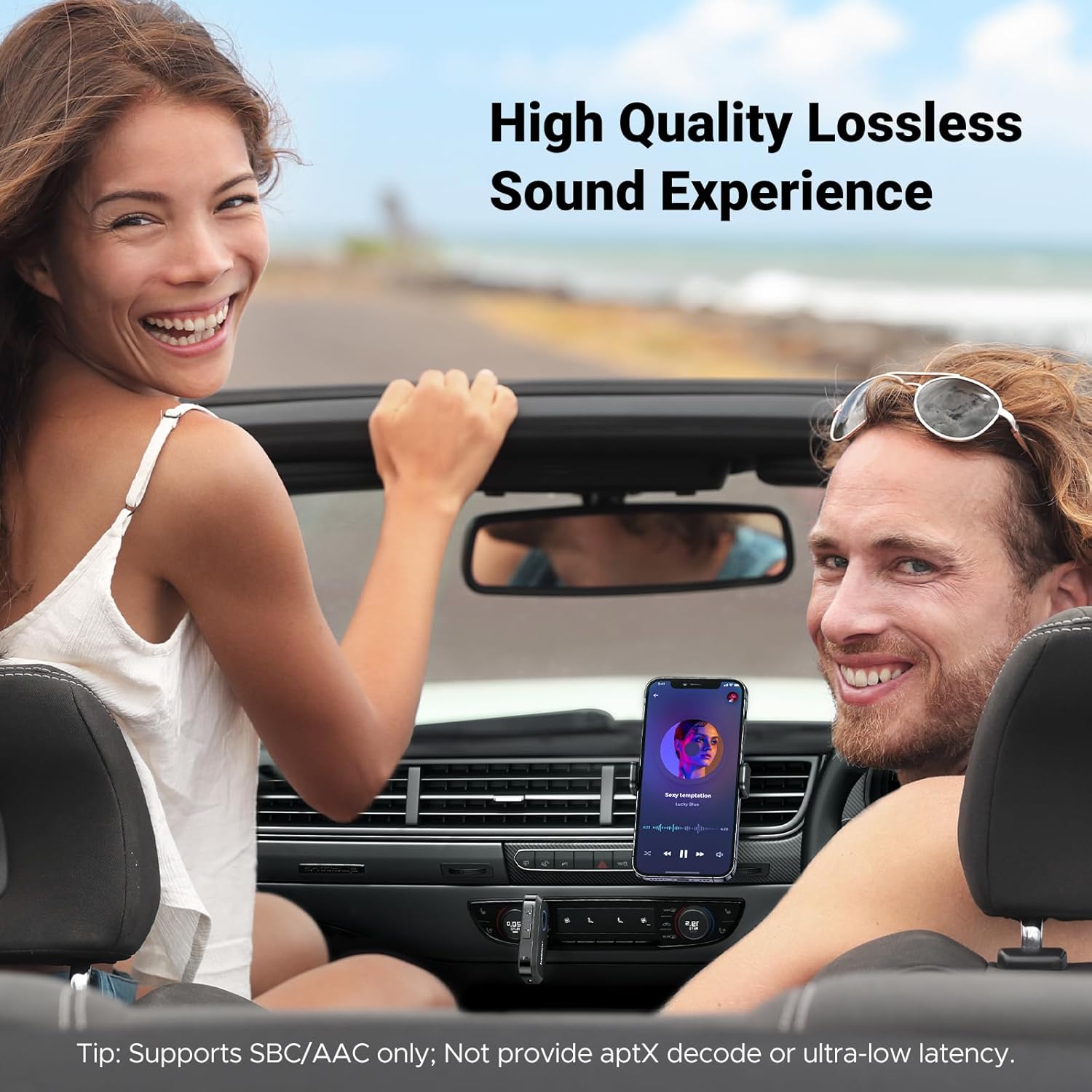 Buy UGREEN 90748 Bluetooth 5.4 Car Adapter Hands Free Call & Noise Cancelling 07 Online in Pakistan - UGREEN PK