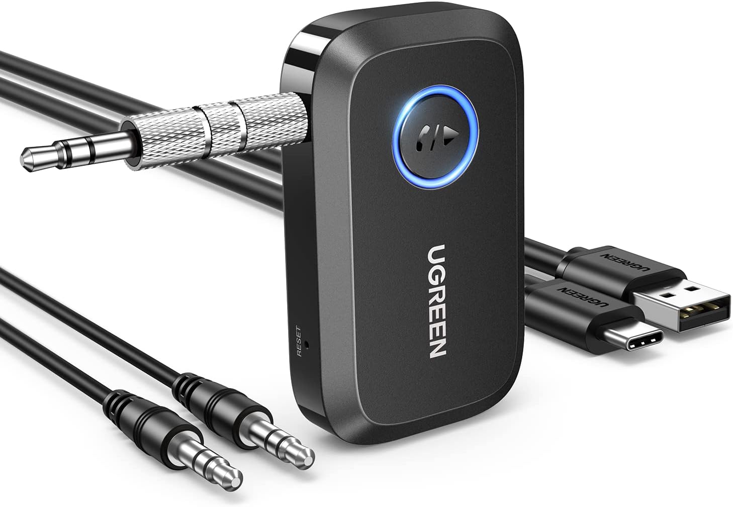 Buy UGREEN 90748 Bluetooth 5.4 Car Adapter Hands Free Call & Noise Cancelling 10 Online in Pakistan - UGREEN PK