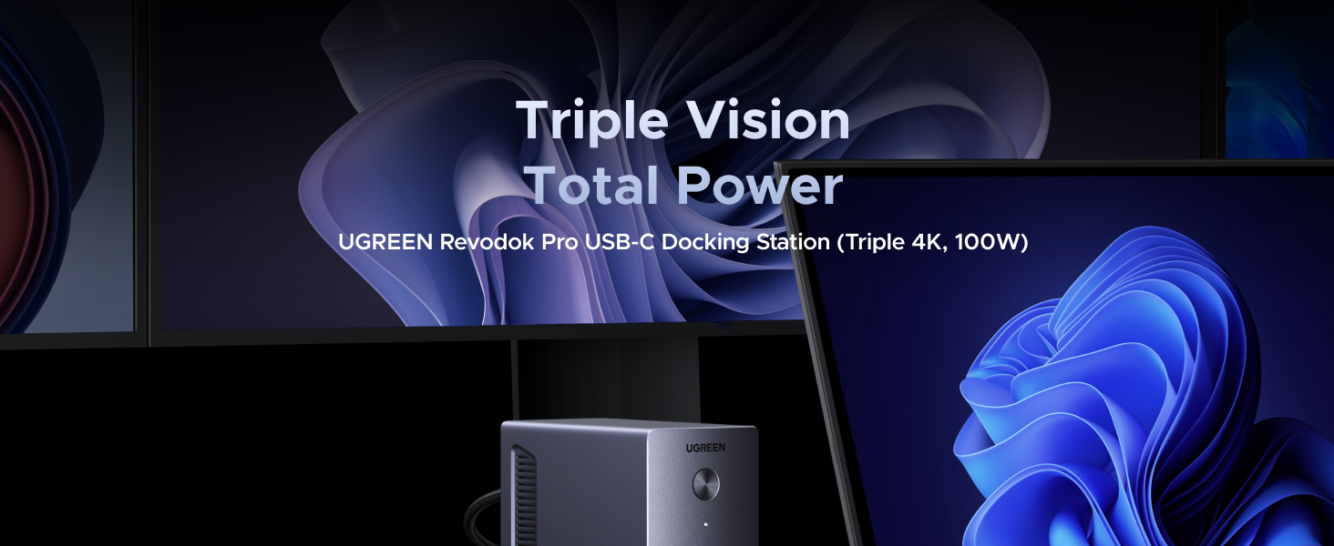 UGREEN 85489 Docking Station Price in Pakistan Buy UGREEN Revodok Pro 14 in 1 Docking Station Triple 4K Monitor 001 Online in Pakistan - UGREEN PK