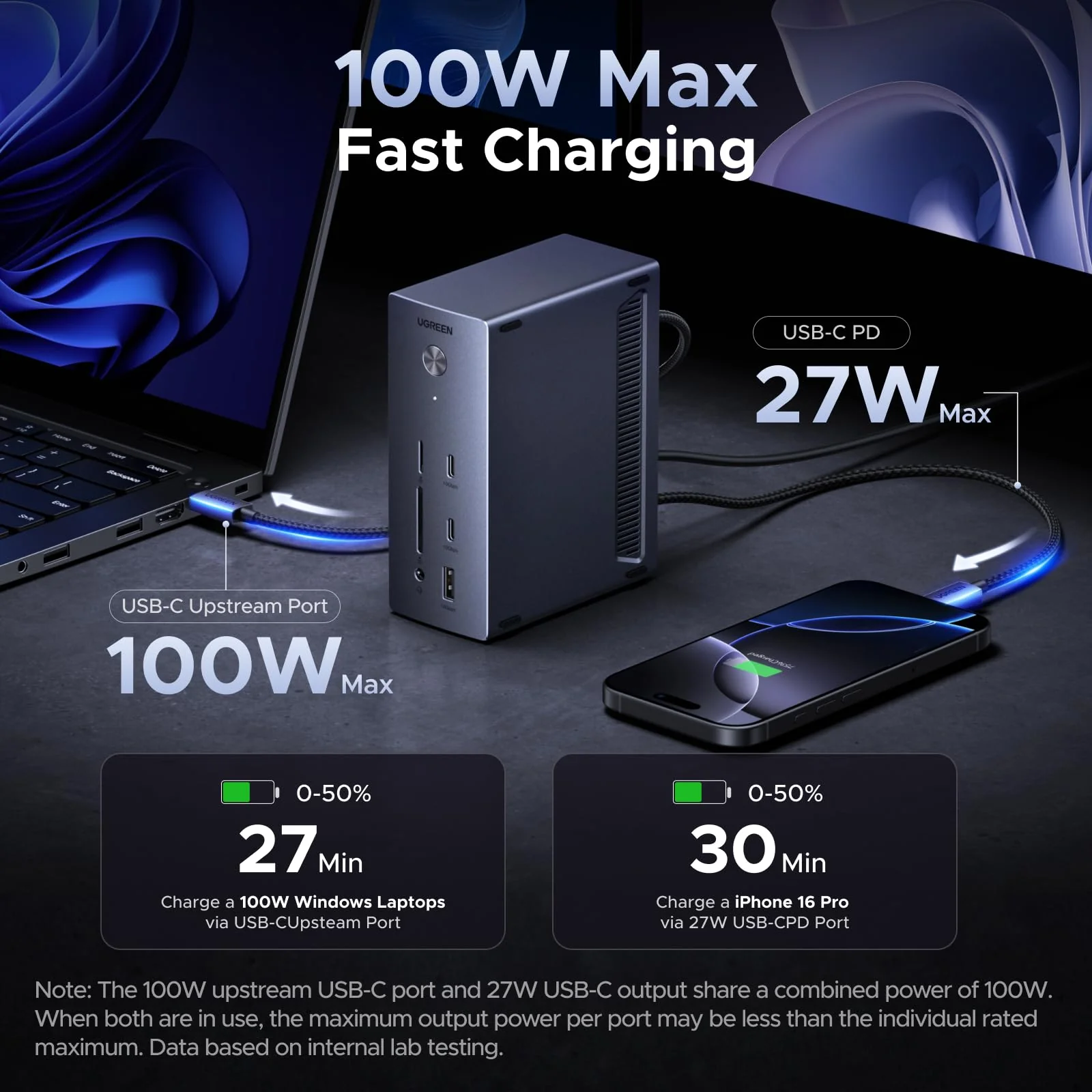 Buy UGREEN Revodok Pro 14 in 1 Docking Station Triple 4K Monitor 04 Online in Pakistan - UGREEN PK