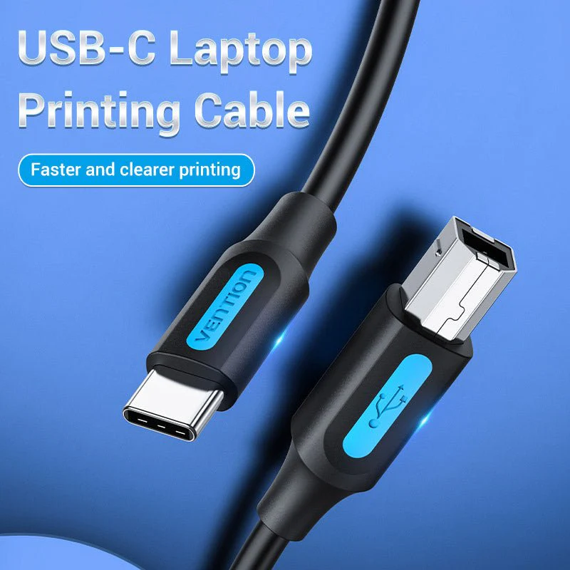 VENTION CQUBH USB-C to USB-B Printer Cable 2 Meter - UGREEN PK
