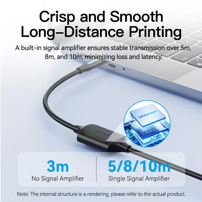 VENTION CQUBH USB-C to USB-B Printer Cable 2 Meter - UGREEN PK