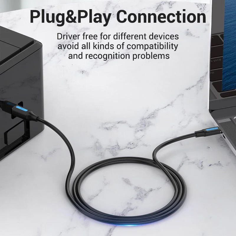 VENTION CQUBH USB-C to USB-B Printer Cable 2 Meter - UGREEN PK