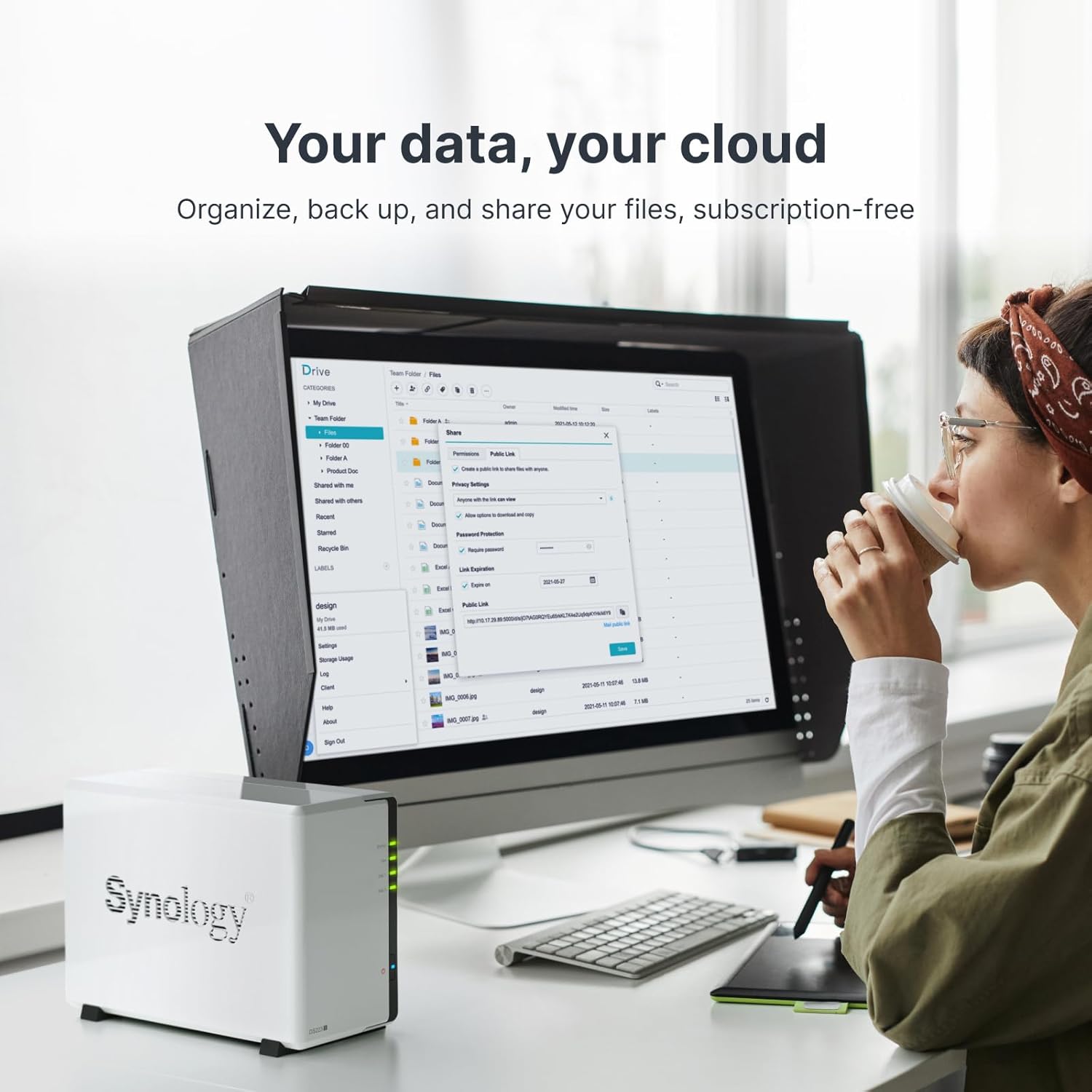 SYNOLOGY DS223j 2-Bay NAS Small Team Collaboration Price - UGREEN PK