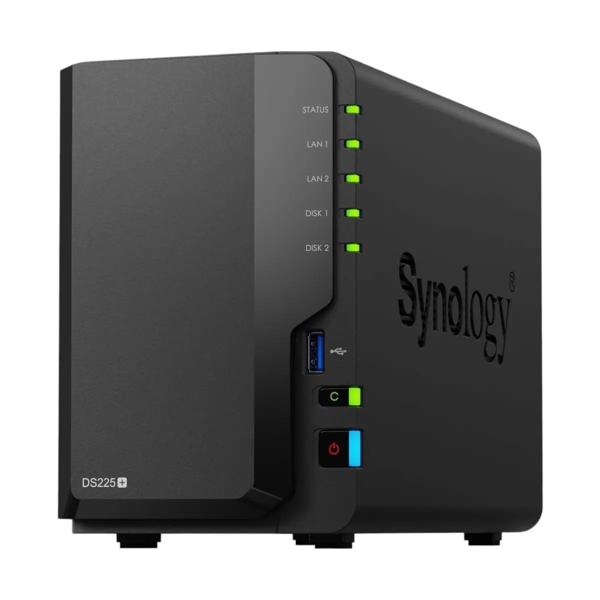 SYNOLOGY DS225+ 2-Bay NAS Plex Media Server - UGREEN PK