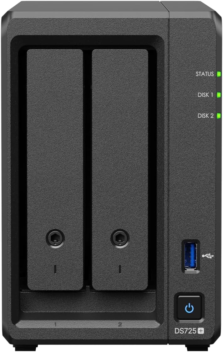 SYNOLOGY DS725+ 2-Bay NAS 2.5GbE Expandable Storage - UGREEN PK