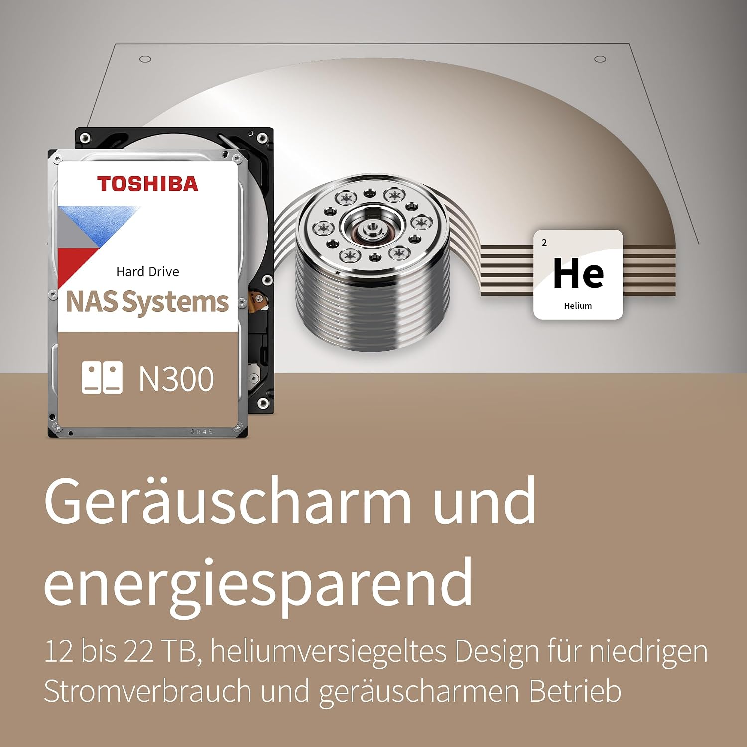 TOSHIBA N300 4TB NAS HDD 7200 RPM RAID Drive - UGREEN PK